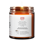 Dark Void Filled Only By Plants (Amber & Rose) Soy Candle